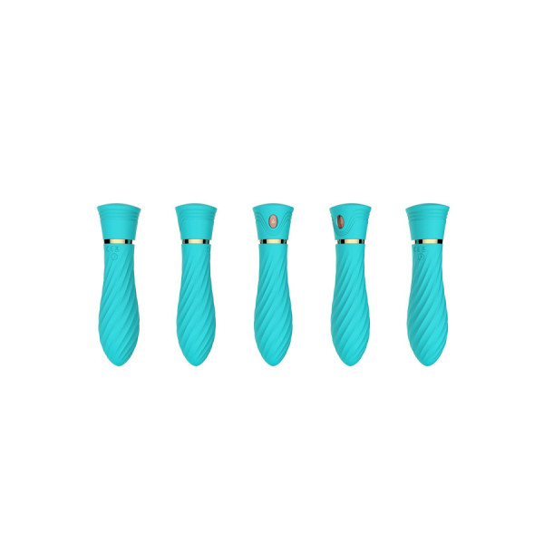 Mini Vibromasseur bleu USB 